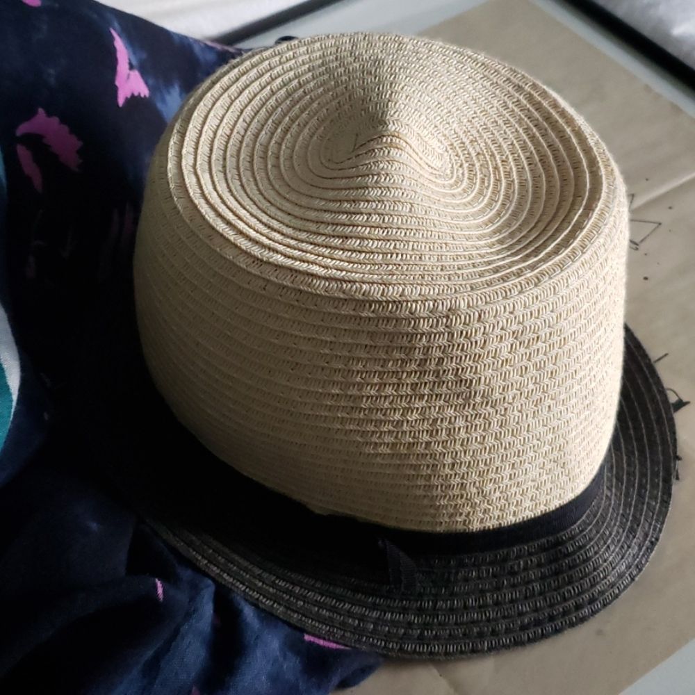 J. CREW straw fedora hat - Picture 3 of 9